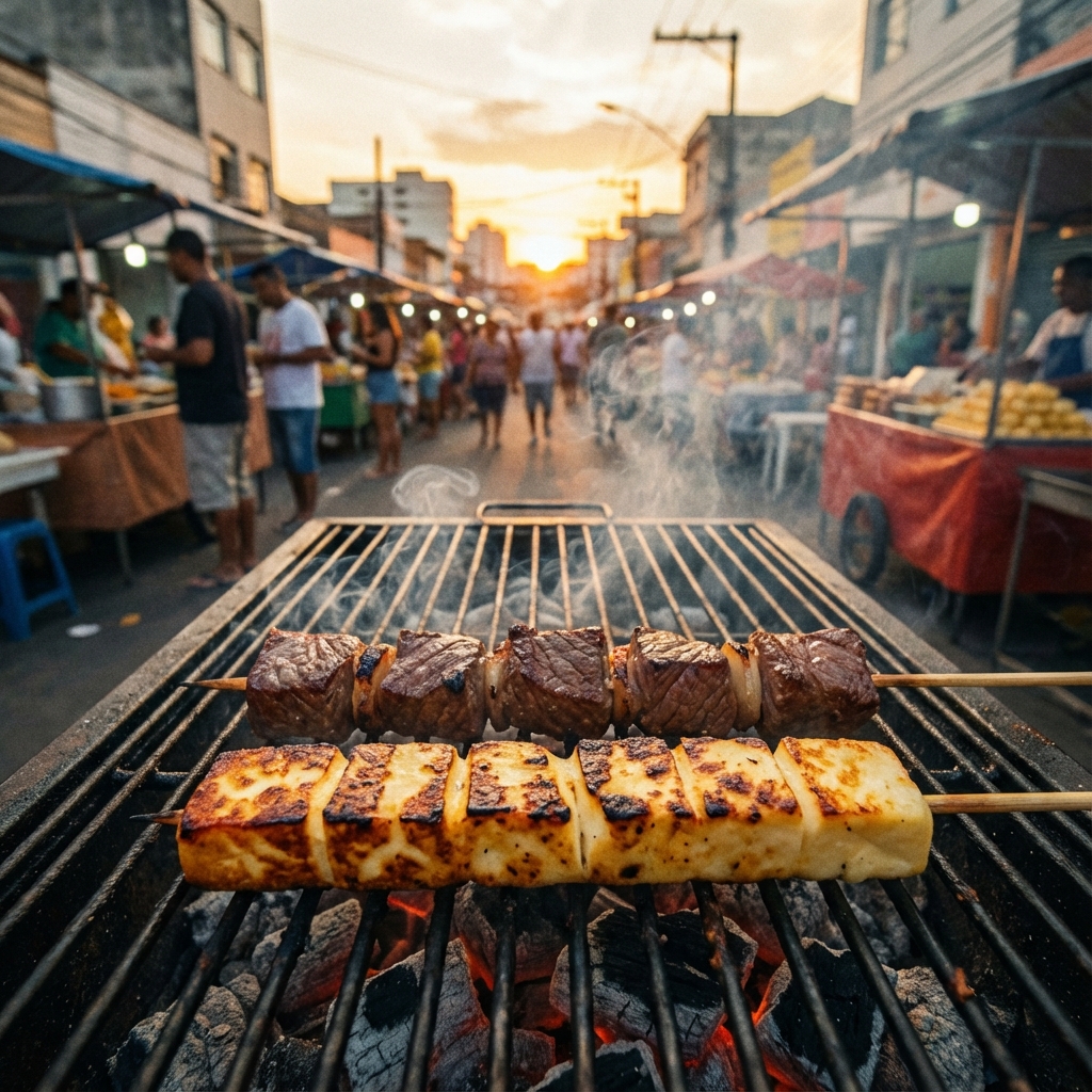 Churrasco de Queijo y Carne